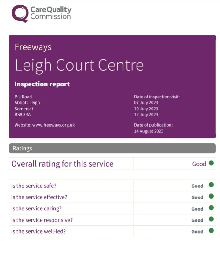 Good CQC report for our supported living services 